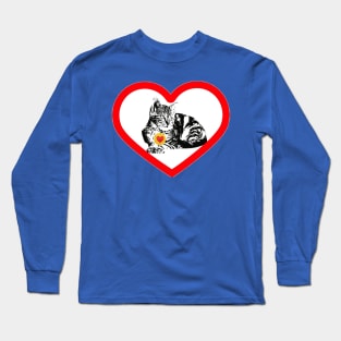 Cat in my heart Long Sleeve T-Shirt